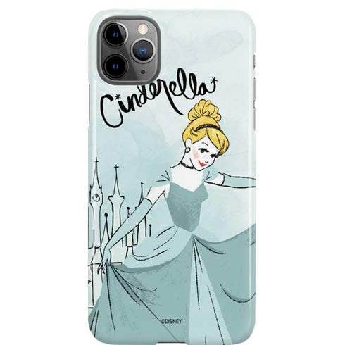 Disney Princess Cinderella Curtsy Art iPhone 11 Pro Max Lite Case