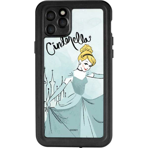 Disney Princess Cinderella Curtsy Art iPhone 11 Pro Max Waterproof Case