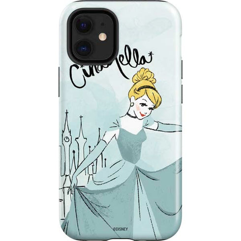 Disney Princess Cinderella Curtsy Art iPhone 12 Mini Impact Case