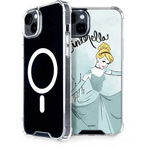 Disney Princess Cinderella Curtsy Art iPhone 15 MagSafe Case