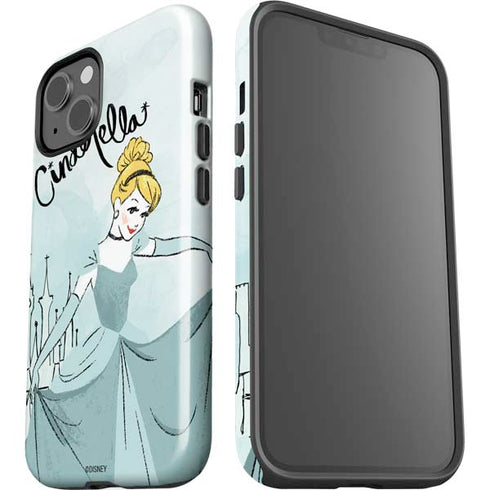 Disney Princess Cinderella Curtsy Art iPhone 15 Impact Case