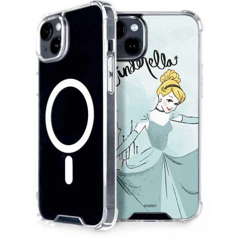 Disney Princess Cinderella Curtsy Art iPhone 15 Plus MagSafe Case
