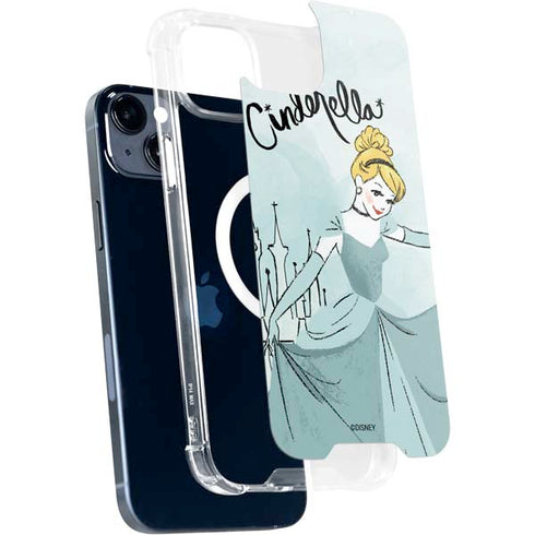 Disney Princess Cinderella Curtsy Art iPhone 15 Plus MagSafe Case