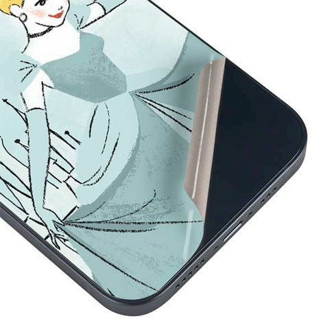 Disney Princess Cinderella Curtsy Art iPhone 14 Plus Skin