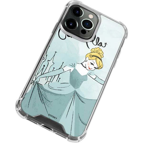 Disney Princess Cinderella Curtsy Art iPhone 15 Pro Clear Case