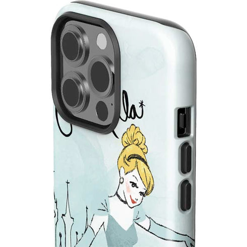 Disney Princess Cinderella Curtsy Art iPhone 15 Pro Impact Case