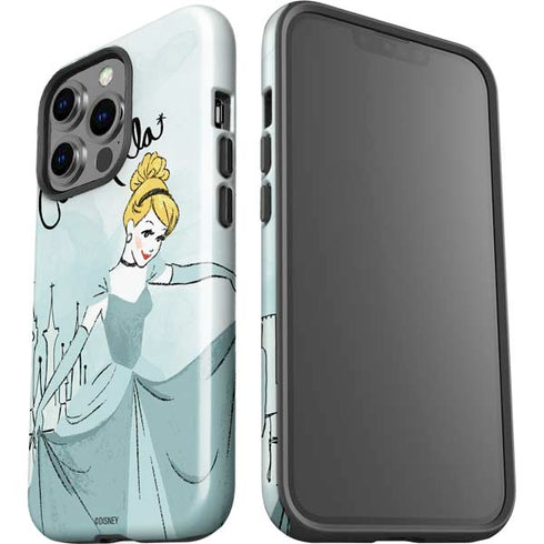 Disney Princess Cinderella Curtsy Art iPhone 14 Pro Impact Case