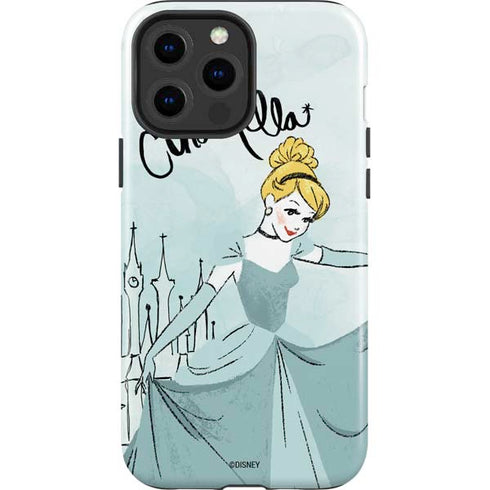 Disney Princess Cinderella Curtsy Art iPhone 15 Pro Max Impact Case