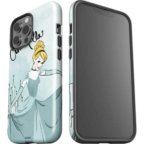 Disney Princess Cinderella Curtsy Art iPhone 15 Pro Max Impact Case