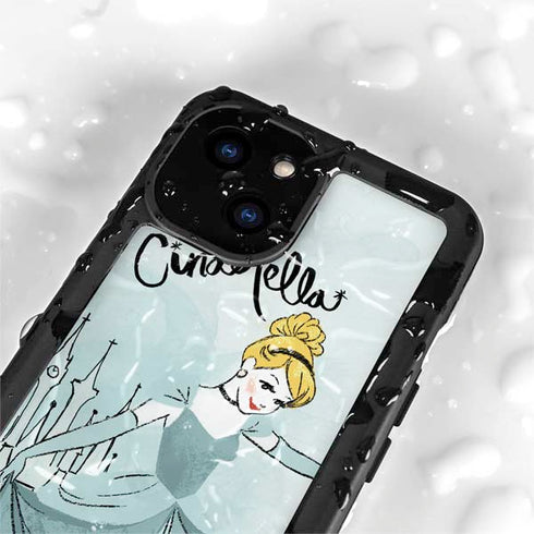 Disney Princess Cinderella Curtsy Art iPhone 15 Plus Waterproof Case