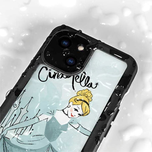 Disney Princess Cinderella Curtsy Art iPhone 15 Waterproof Case