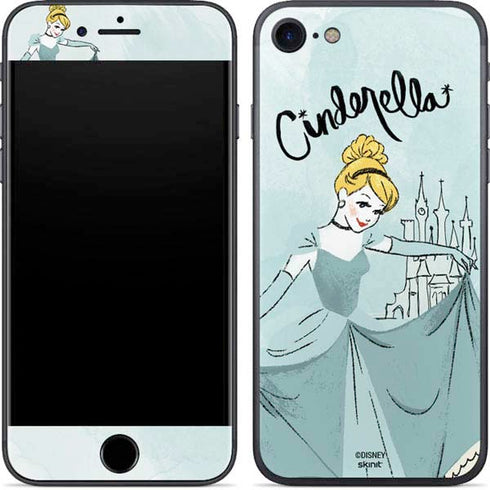 Disney Princess Cinderella Curtsy Art iPhone 7 Skin