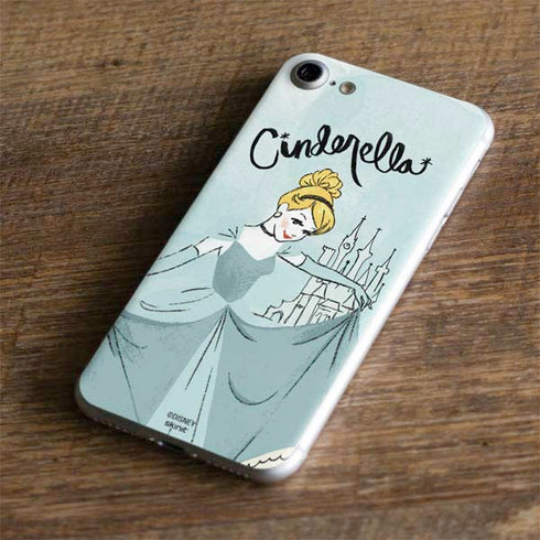 Disney Princess Cinderella Curtsy Art iPhone 7 Skin