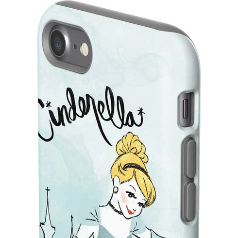 Disney Princess Cinderella Curtsy Art iPhone SE (2nd & 3rd Gen) Pro Case