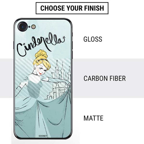 Disney Princess Cinderella Curtsy Art iPhone SE (2nd & 3rd Gen) Skin