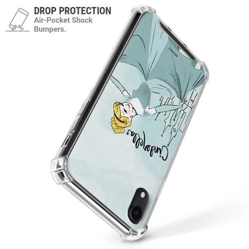 Disney Princess Cinderella Curtsy Art iPhone XR Clear Case