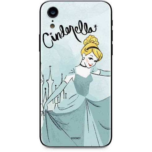 Disney Princess Cinderella Curtsy Art iPhone XR Skin