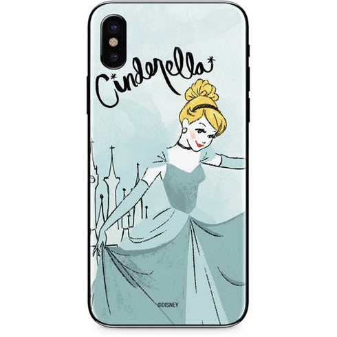 Disney Princess Cinderella Curtsy Art iPhone XS Max Skin