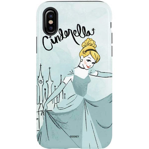 Disney Princess Cinderella Curtsy Art iPhone XS Pro Case