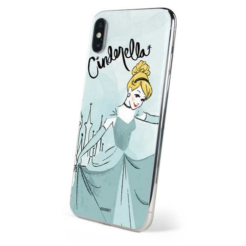 Disney Princess Cinderella Curtsy Art iPhone XS Skin