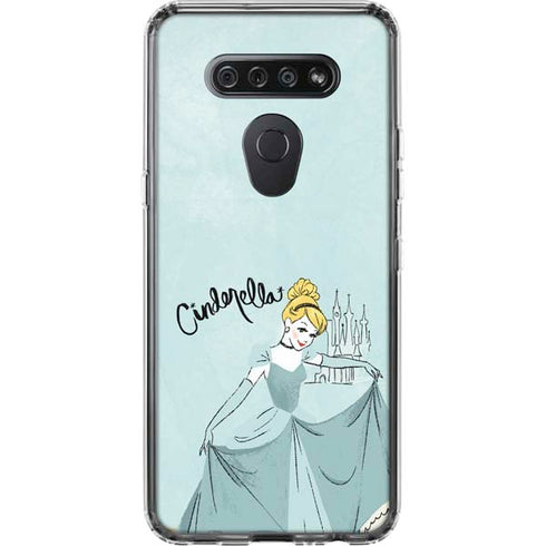 Disney Princess Cinderella Curtsy Art LG K51/Q51 Clear Case