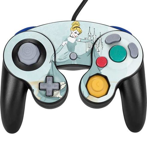 Disney Princess Cinderella Curtsy Art Nintendo GameCube Controller Skin