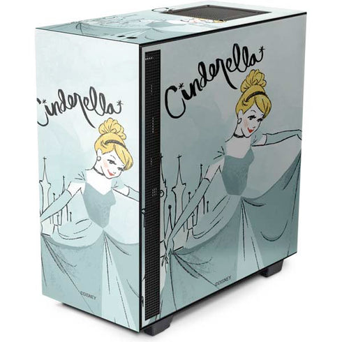 Disney Princess Cinderella Curtsy Art NZXT H510 Compact ATX Mid-Tower Case Skin