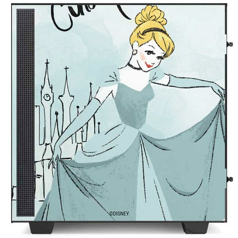 Disney Princess Cinderella Curtsy Art NZXT H510 Compact ATX Mid-Tower Case Skin