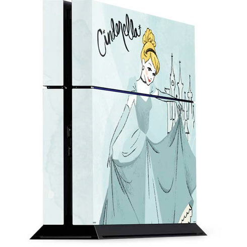 Disney Princess Cinderella Curtsy Art PS4 Console Skin