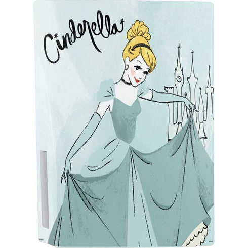 Disney Princess Cinderella Curtsy Art PS5 Console Skin