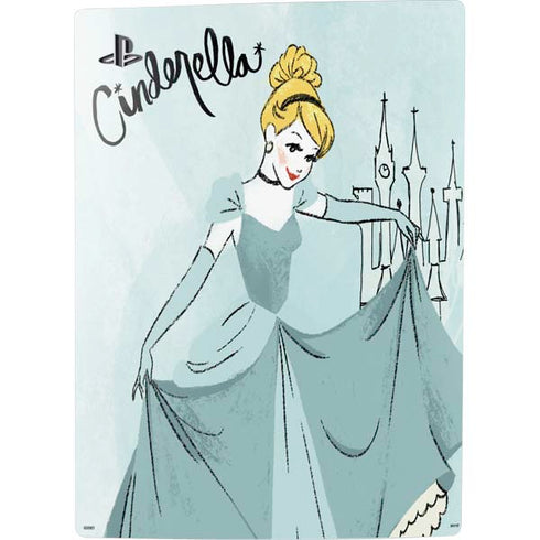 Disney Princess Cinderella Curtsy Art PS5 Digital Edition Console Skin