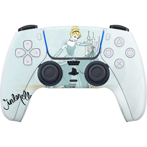 Disney Princess Cinderella Curtsy Art PS5 Controller Skin