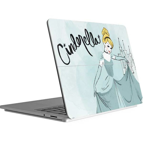 Disney Princess Cinderella Curtsy Art Surface Laptop Studio Skin