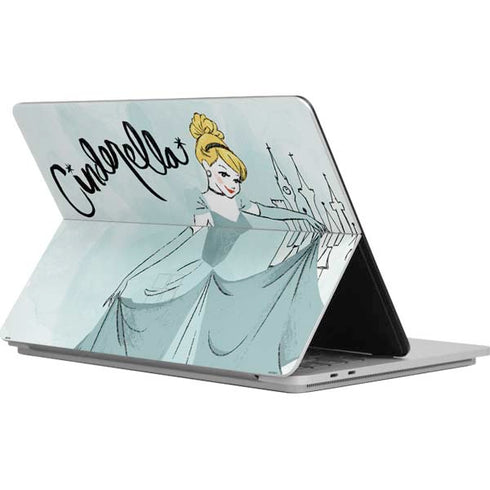 Disney Princess Cinderella Curtsy Art Surface Laptop Studio Skin