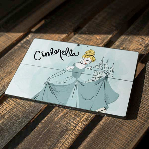 Disney Princess Cinderella Curtsy Art Surface Pro 7 Skin
