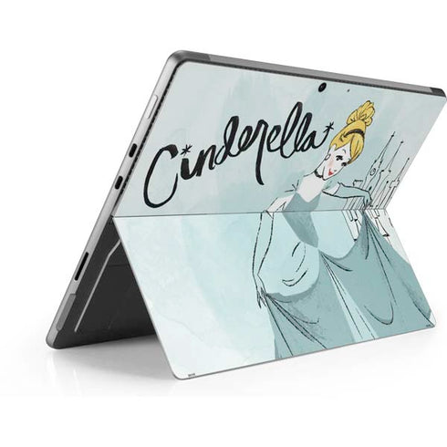 Disney Princess Cinderella Curtsy Art Surface Pro 9 Skin
