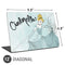 Disney Princess Cinderella Curtsy Art Universal Laptop 12in (9.8 x 6.8in) Skin