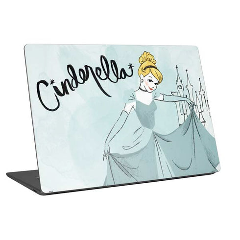 Disney Princess Cinderella Curtsy Art Universal Laptop 16.6in (13.4 x 9.7in) Skin