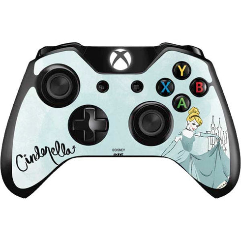 Disney Princess Cinderella Curtsy Art Xbox One Controller Skin
