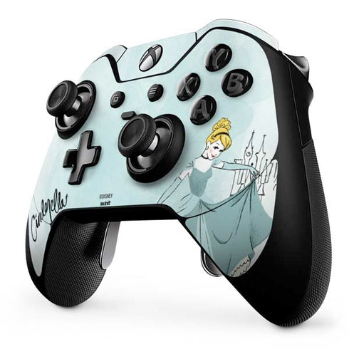 Disney Princess Cinderella Curtsy Art Xbox One Elite Controller Skin