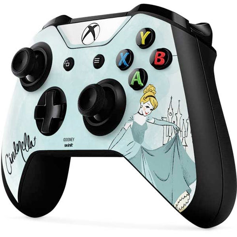 Disney Princess Cinderella Curtsy Art Xbox One X Controller Skin
