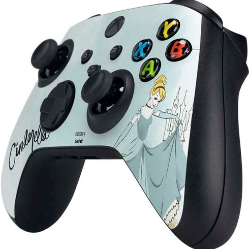 Disney Princess Cinderella Curtsy Art Xbox Series X Controller Skin