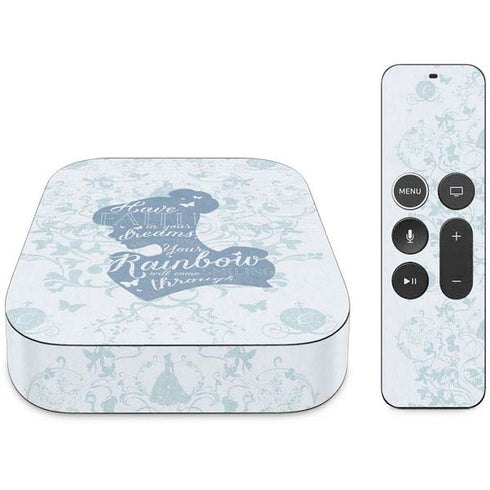 Disney Cinderella Faith In Your Dreams Silhouette Apple TV Skin