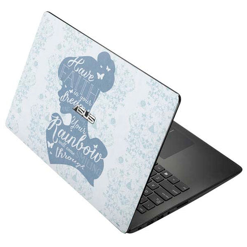Disney Cinderella Faith In Your Dreams Silhouette Asus X502CA 15.6 Skin