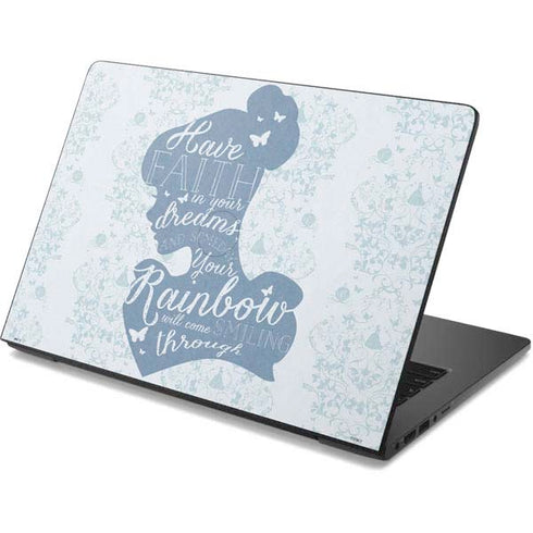 Disney Cinderella Faith In Your Dreams Silhouette Dell Chromebook Skin