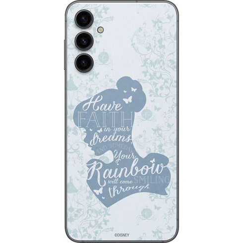 Disney Cinderella Faith In Your Dreams Silhouette Galaxy A14 5G Skin