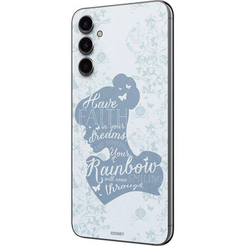Disney Cinderella Faith In Your Dreams Silhouette Galaxy A14 5G Skin