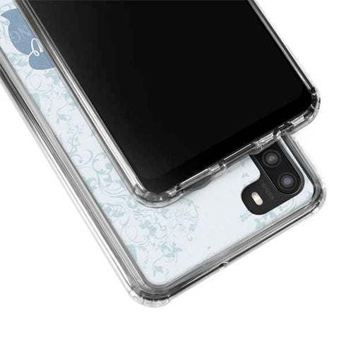 Disney Cinderella Faith In Your Dreams Silhouette Galaxy A21 Clear Case