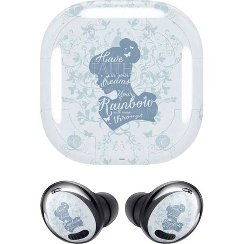 Disney Cinderella Faith In Your Dreams Silhouette Galaxy Buds Pro Skin