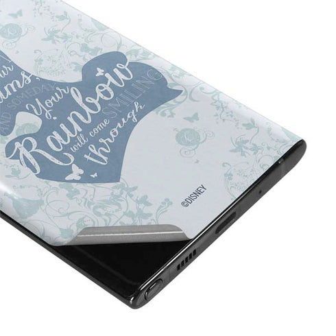Disney Cinderella Faith In Your Dreams Silhouette Galaxy Note 10 Plus Skin